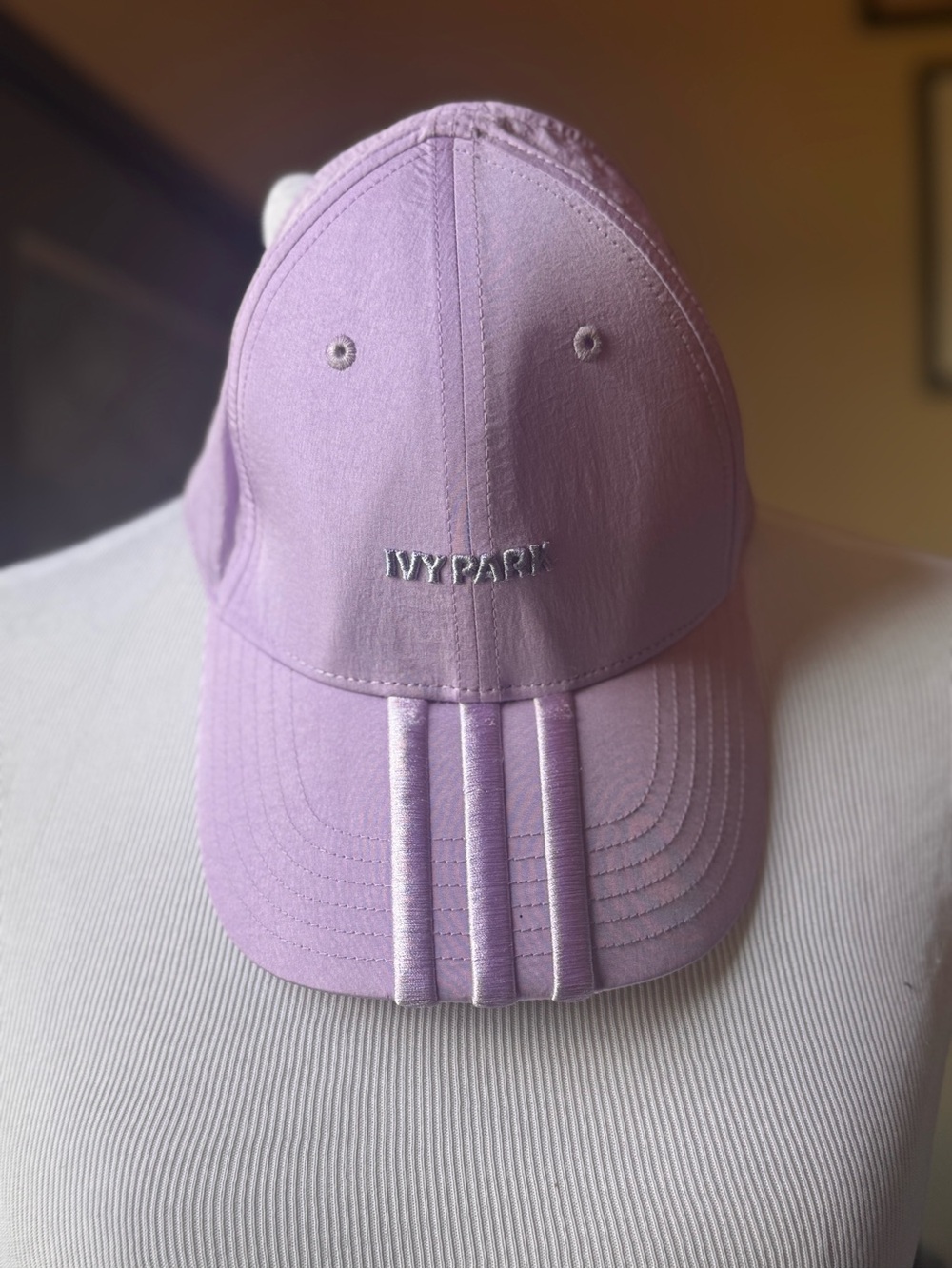 Adidas Ivy Park Lavender High-Ponytail Baseball Cap